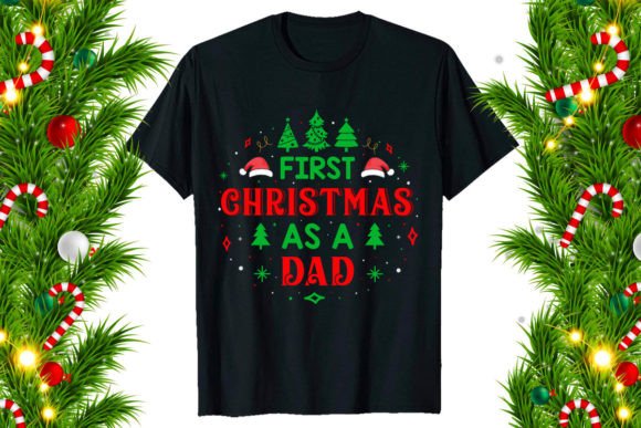 Christmas T-shirt Design First Christmas - A Graphic Print Template Review