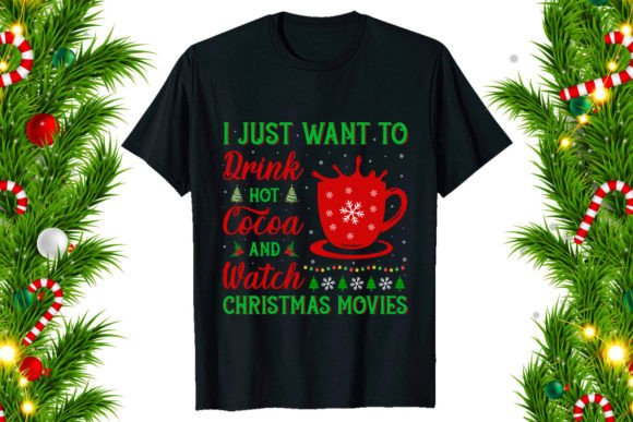 Christmas T-shirt Design Graphics for Print Templates