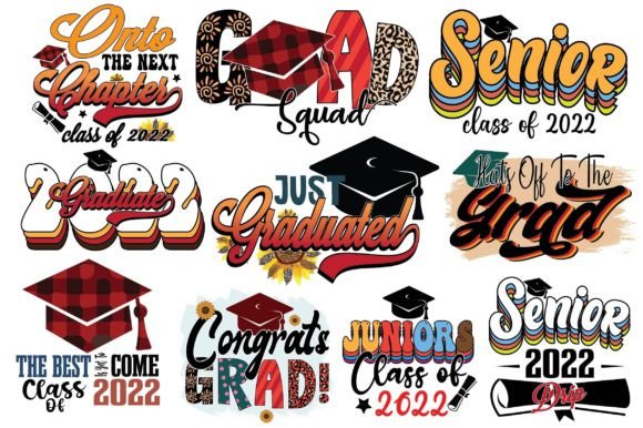 Graduation Sublimation Bundle PNG Review