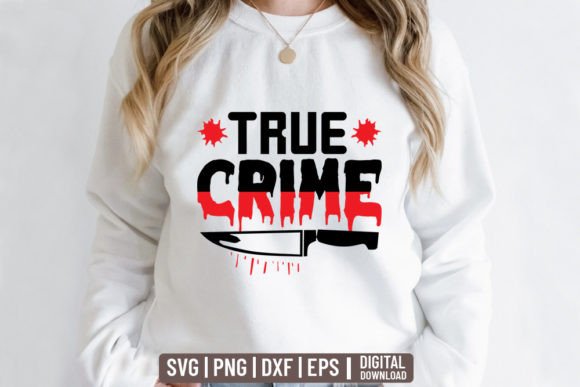 True Crime Graphics for T-Shirt Designs