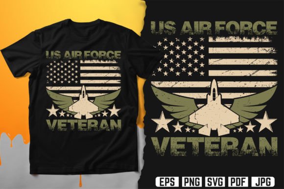 US Air Force Veteran Graphic Design for T-Shirt Designs